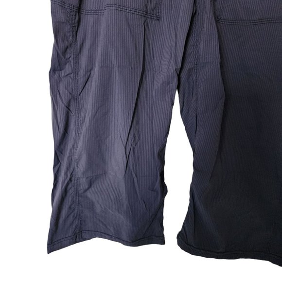 Lululemon Navy Blue Dance Studio Crop No Liner Womens Size 10 - Picture 6 of 11